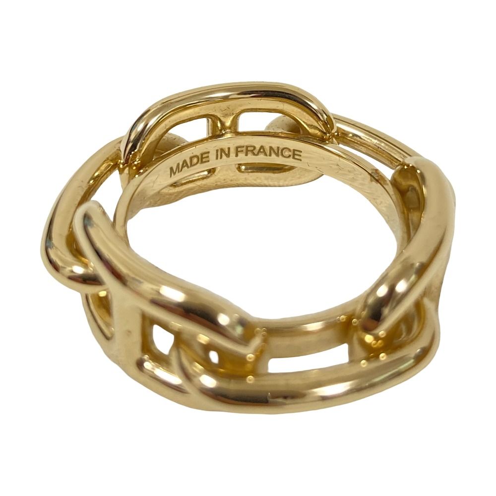 Hermes Legato Chaine D'ancre Scarf Ring Carre 90 Gold — view 5