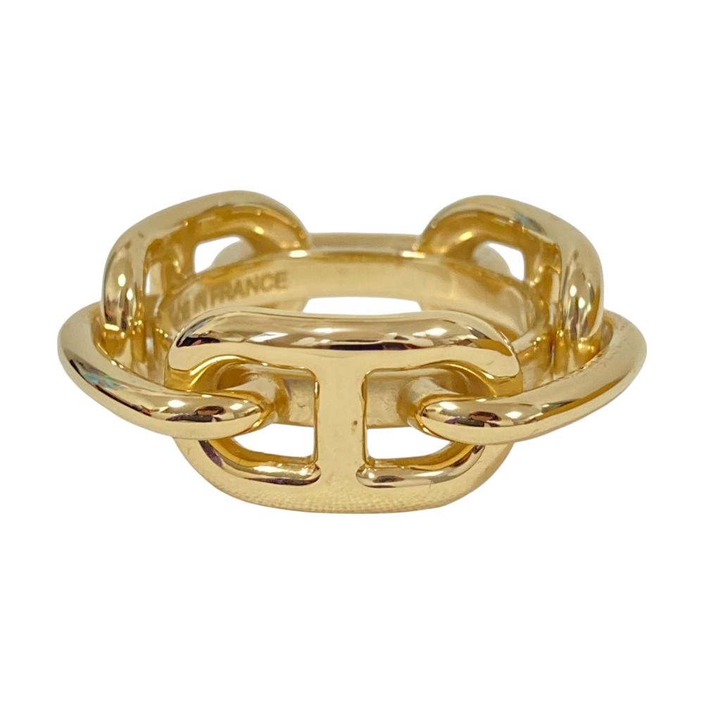 Hermes Legato Chaine D'ancre Scarf Ring Carre 90 Gold
