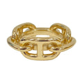 Hermes Legato Chaine D'ancre Scarf Ring Carre 90 Gold