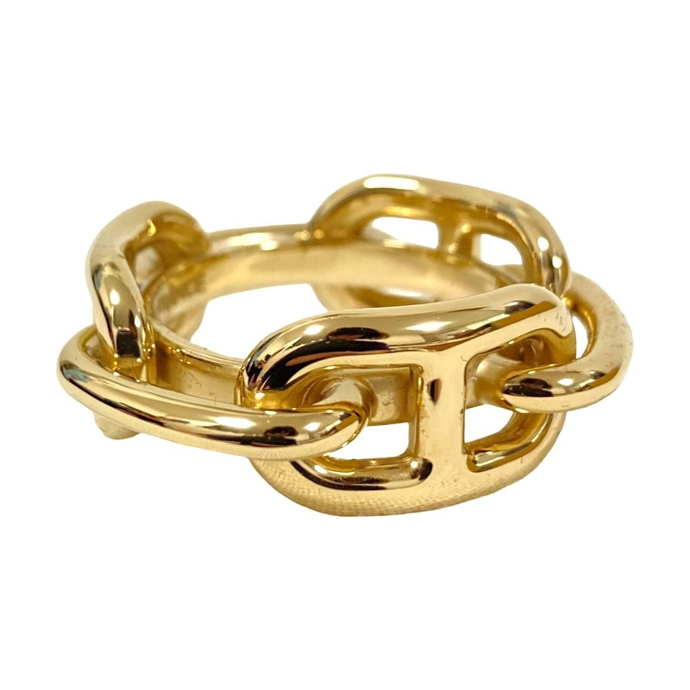 Hermes Legato Chaine D'ancre Scarf Ring Carre 90 Gold — view 2