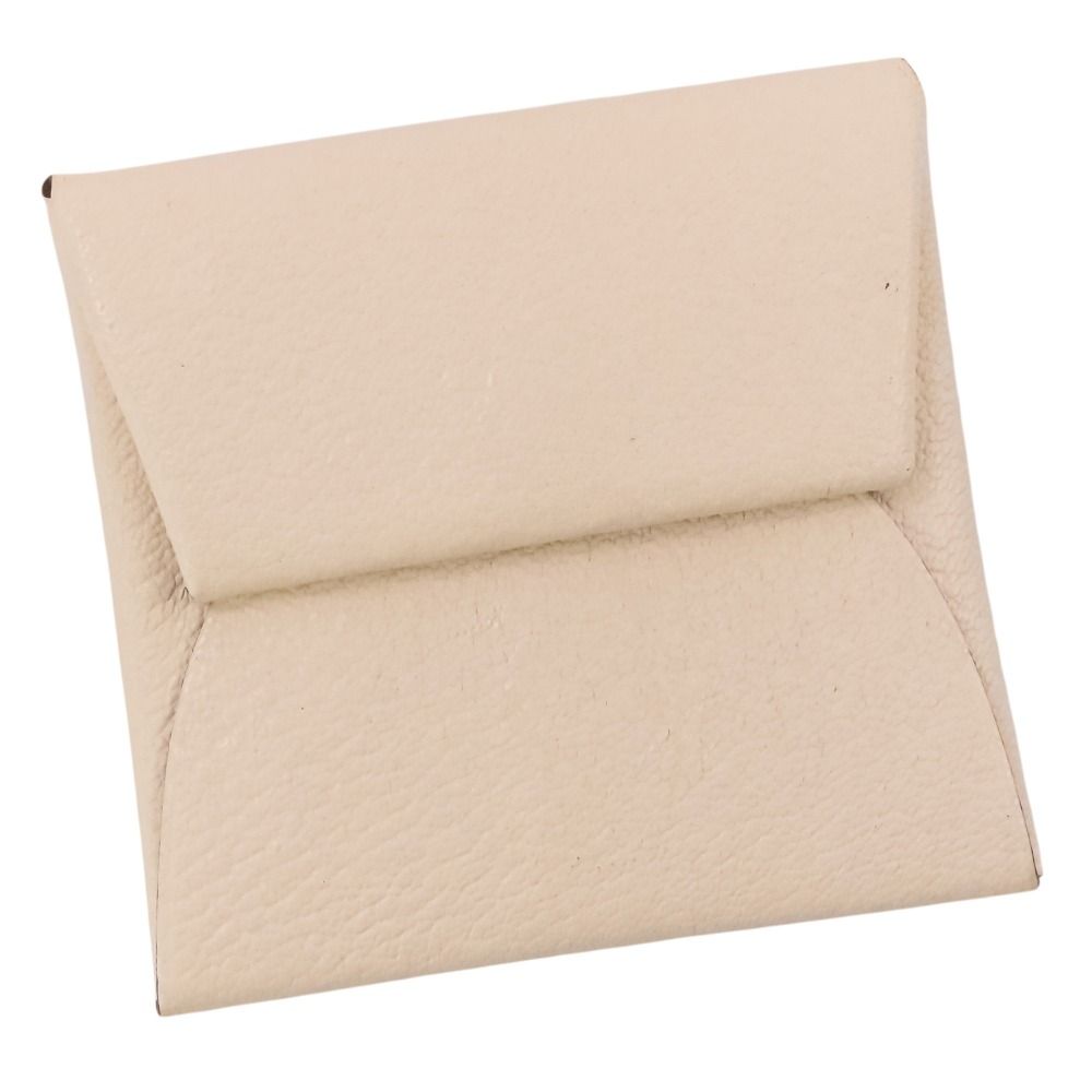 Hermes Bastia Chevre Coin Purse Mushroom