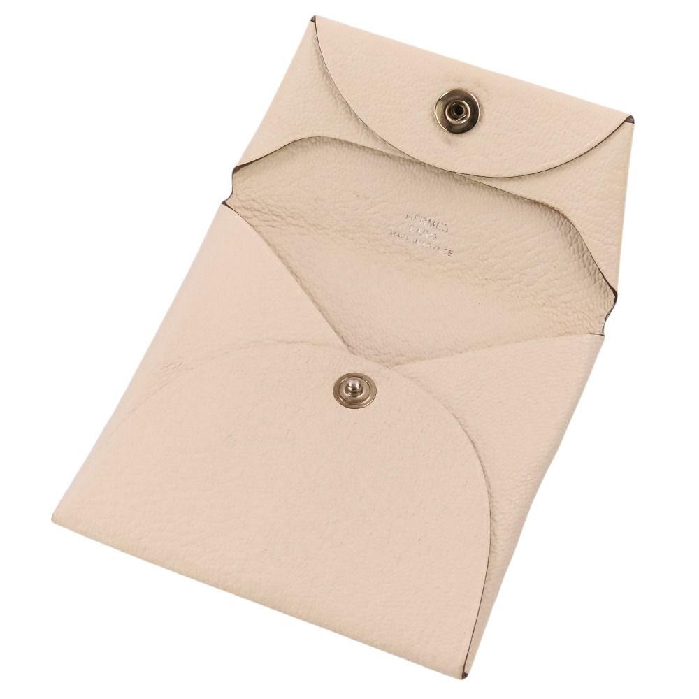 Hermes Bastia Chevre Coin Purse Mushroom — view 5
