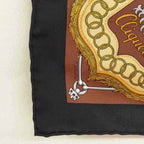 Hermes Cliquetis Carre 40 Petit Scarf Black — view 6
