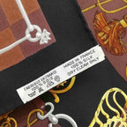 Hermes Cliquetis Carre 40 Petit Scarf Black — view 7