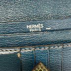 Hermes Bifold Wallet Bearn Compact Vert Jade — view 5