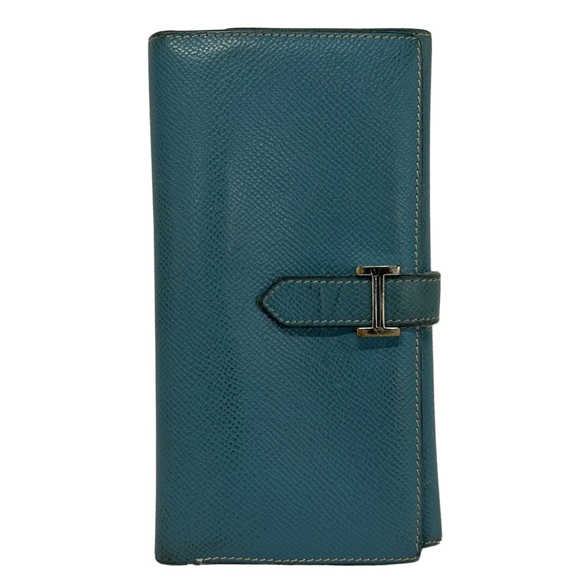 Hermes Wallet Bearn Dupri Blue Jean
