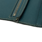 Hermes Wallet Bearn Dupri Blue Jean — view 7