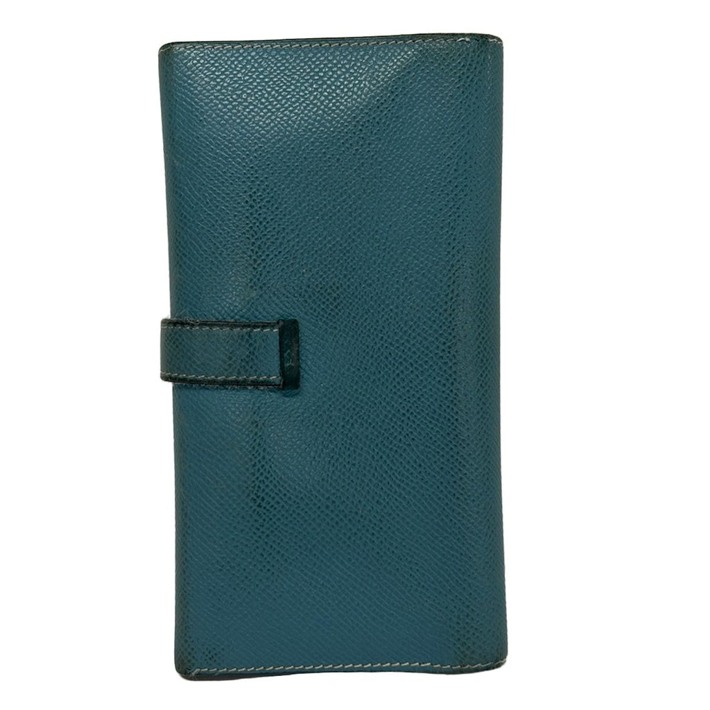 Hermes Wallet Bearn Dupri Blue Jean — view 2