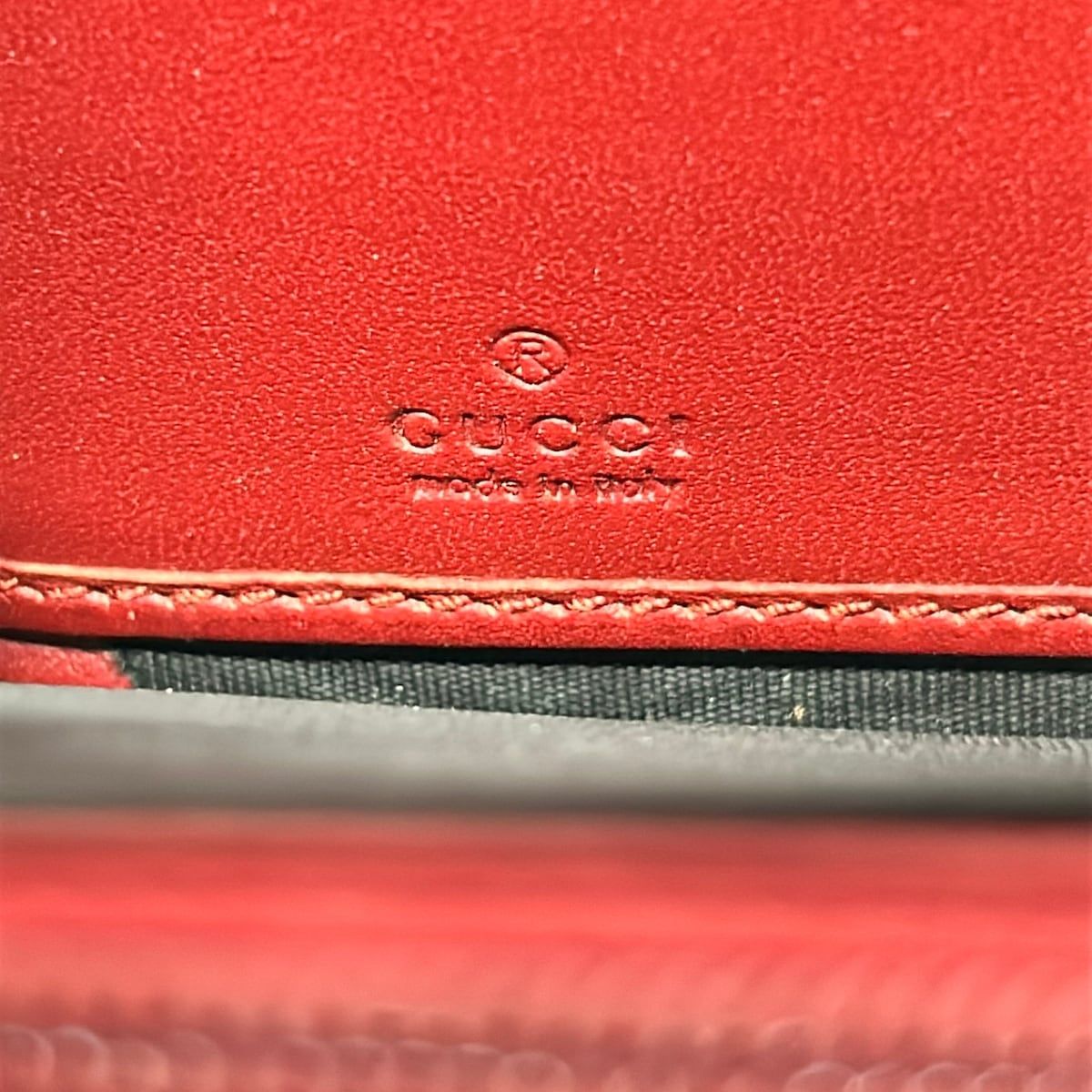 Gucci Wallet Courier GG Plus Supreme Gray Beige Dark Multi Leather — view 5