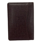 Louis Vuitton Card Case Taiga Pocket Organizer Acajou Leather — view 2