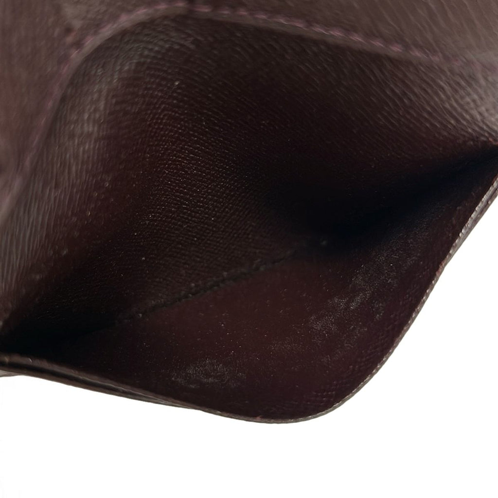 Louis Vuitton Card Case Taiga Pocket Organizer Acajou Leather — view 4