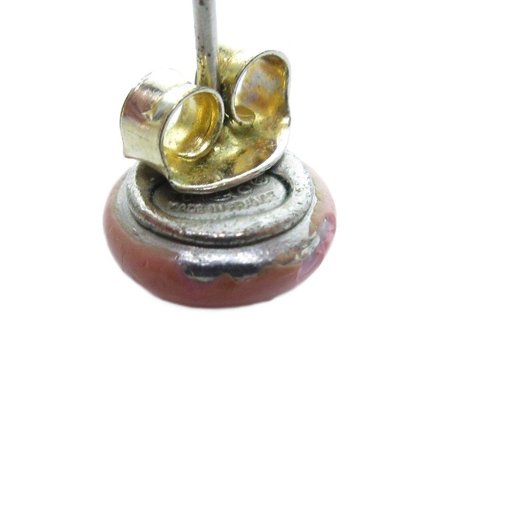 Chanel 03c Earrings CC Logo Pink — view 5