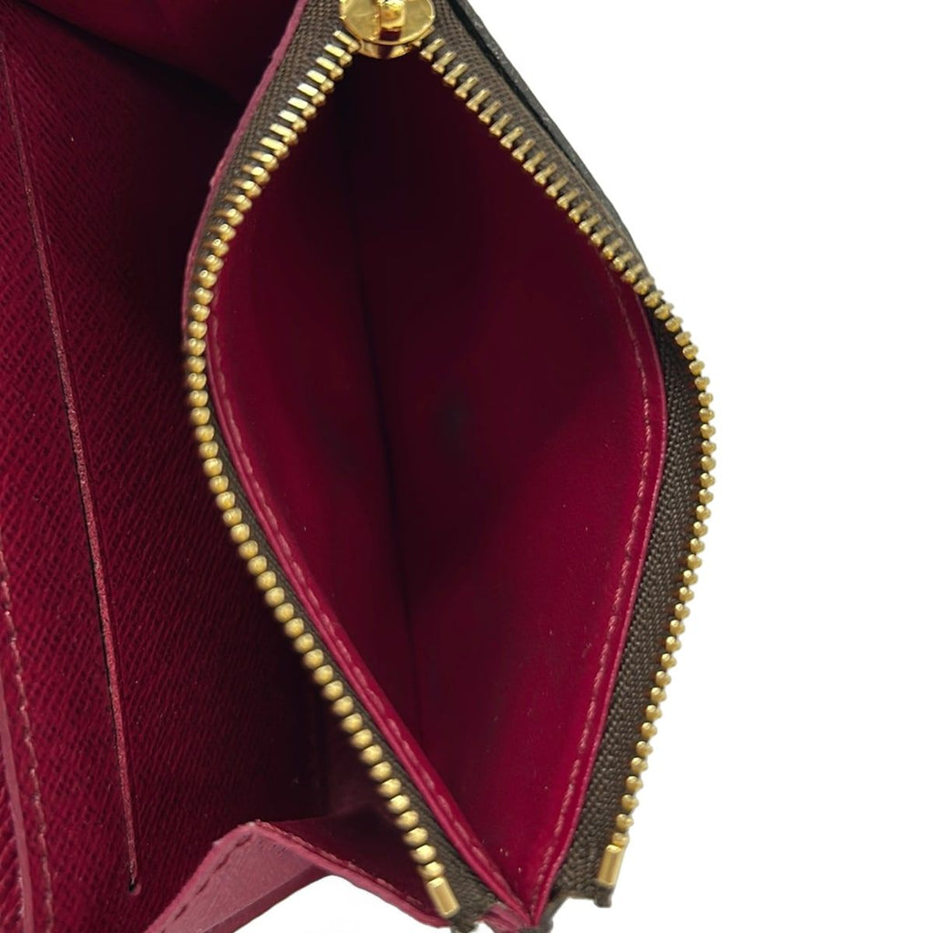 Louis Vuitton Coin Purse Monogram Porte Monnaie Rosalie Fuchsia — view 5