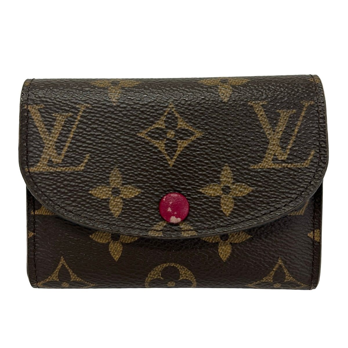 Louis Vuitton Coin Purse Monogram Porte Monnaie Rosalie Fuchsia