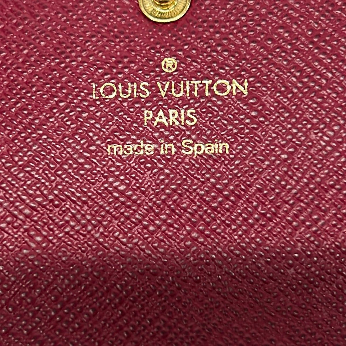 Louis Vuitton Coin Purse Monogram Porte Monnaie Rosalie Fuchsia — view 6