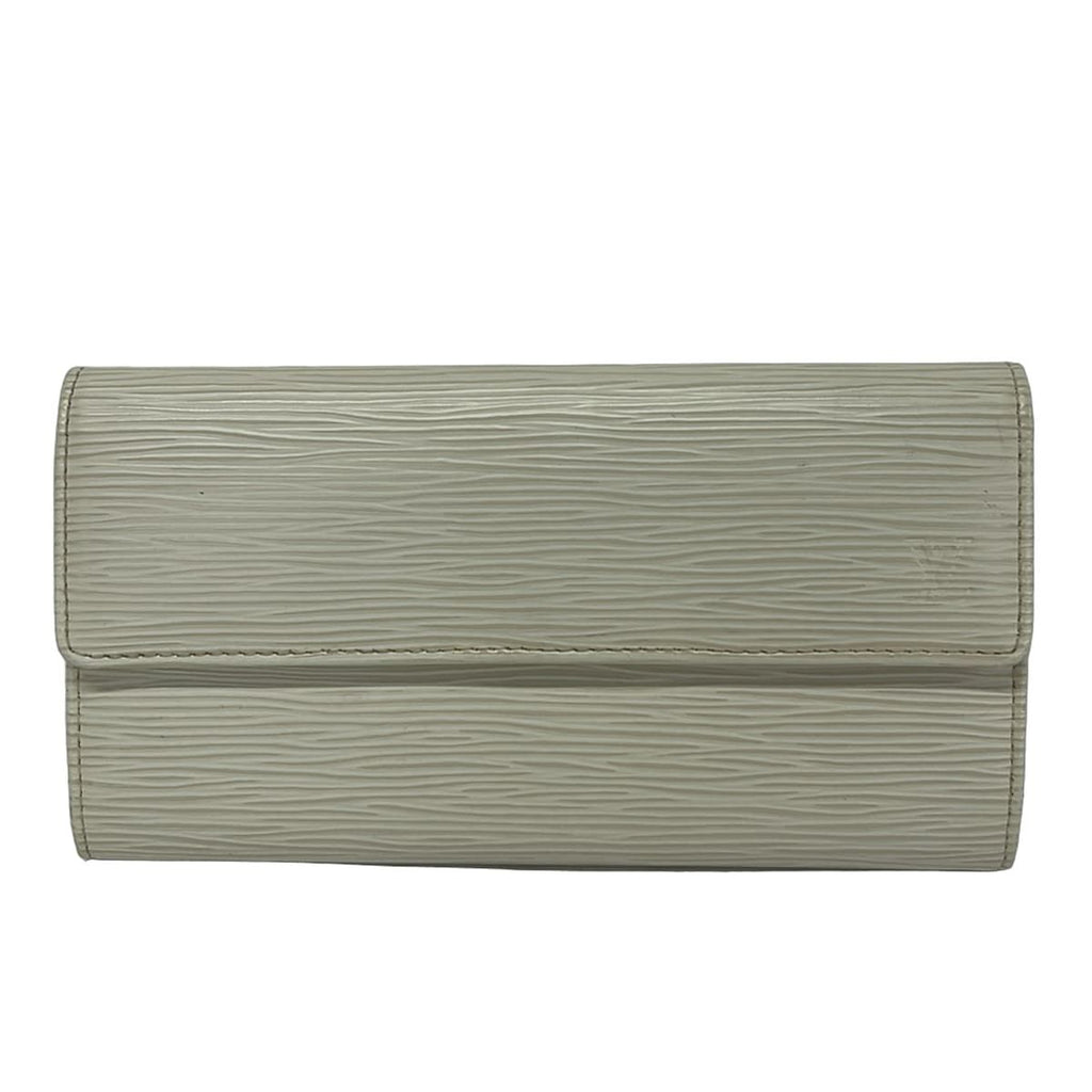 Louis Vuitton Wallet Epi Portefeuille Sarah Ivoire Leather