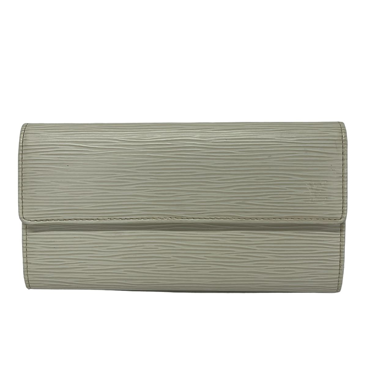 Louis Vuitton Wallet Epi Portefeuille Sarah Ivoire Leather