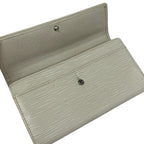 Louis Vuitton Wallet Epi Portefeuille Sarah Ivoire Leather — view 3