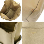 Celine Sangles Bucket Shoulder Leather Bag Beige — view 6