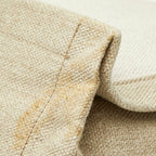 Saint Laurent Rive Gauche Tote Bag White Beige Canvas Hemp Linen — view 6