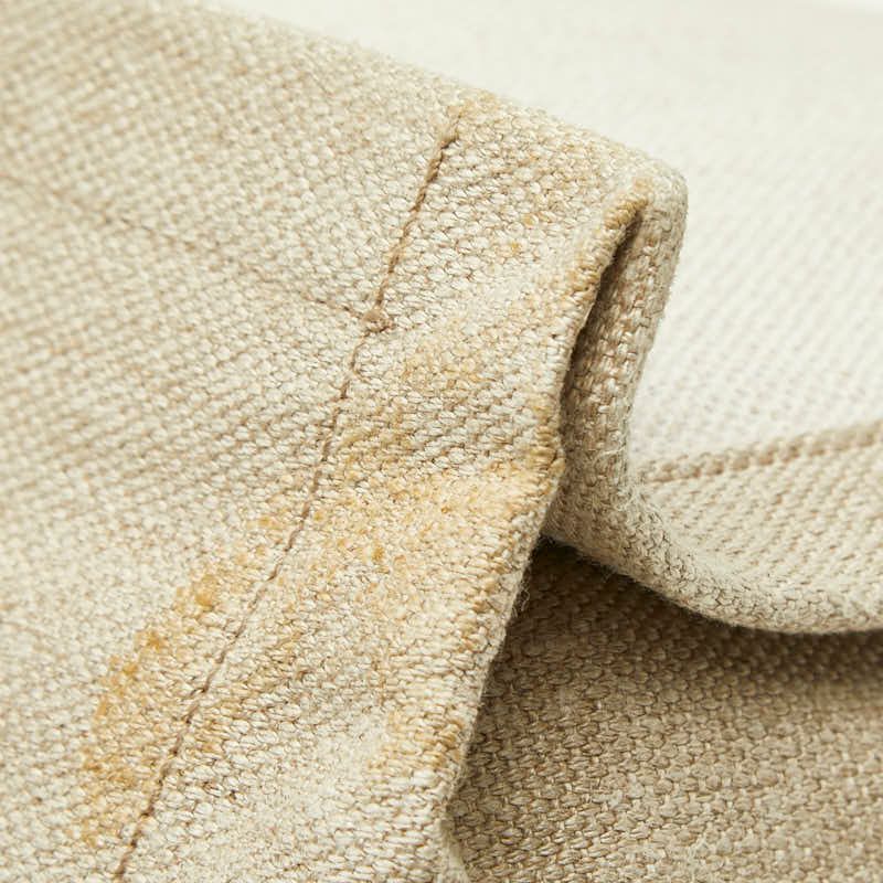 Saint Laurent Rive Gauche Tote Bag White Beige Canvas Hemp Linen — view 6