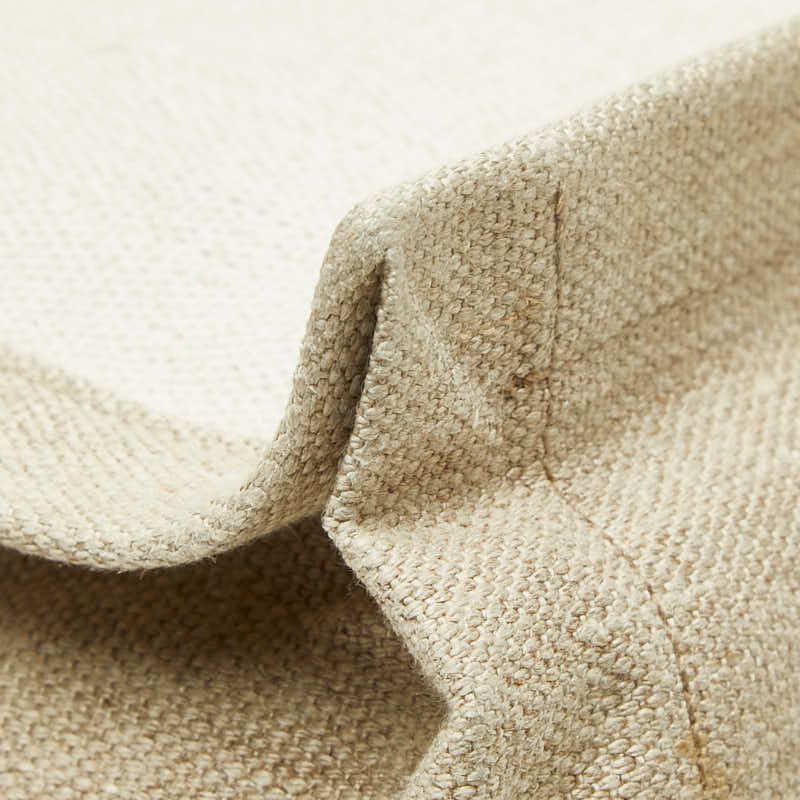 Saint Laurent Rive Gauche Tote Bag White Beige Canvas Hemp Linen — view 5
