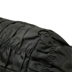 Prada Gathered Handbag Black Nylon Leather — view 4