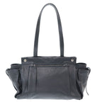 Prada Route Large Leather Tote Bag Black — view 2