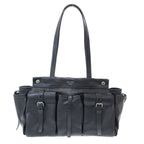 Prada Route Large Leather Tote Bag Black