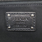Prada Route Large Leather Tote Bag Black — view 5