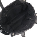 Prada Route Large Leather Tote Bag Black — view 6