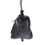 Prada Route Large Leather Tote Bag Black — view 3