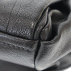 Prada Route Large Leather Tote Bag Black — view 7
