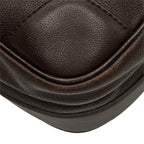 Gucci Crossbody Shoulder Bag Dark Brown Leather — view 4