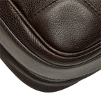 Gucci Crossbody Shoulder Bag Dark Brown Leather — view 7