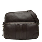 Gucci Crossbody Shoulder Bag Dark Brown Leather
