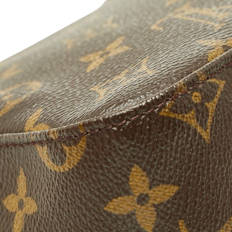 Louis Vuitton Monogram Mini Looping Shoulder Bag Brown Leather — view 7