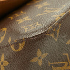 Louis Vuitton Monogram Mini Looping Shoulder Bag Brown Leather — view 5