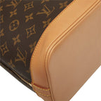 Louis Vuitton Monogram Alma PM Vintage Shape Handbag Brown Leather — view 5