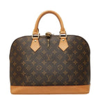 Louis Vuitton Monogram Alma PM Vintage Shape Handbag Brown Leather