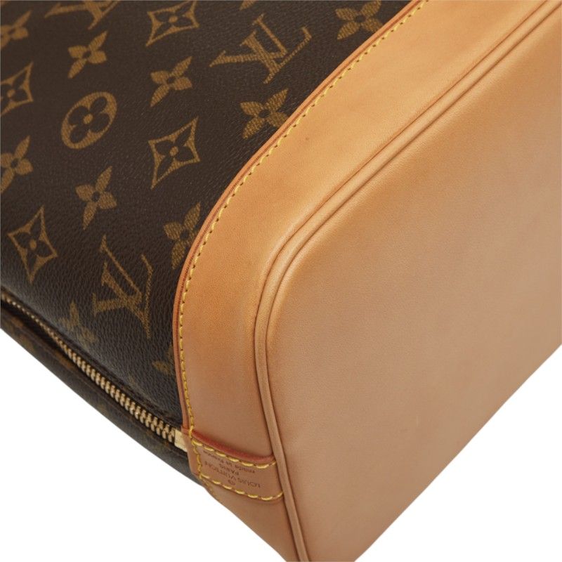 Louis Vuitton Monogram Alma PM Vintage Shape Handbag Brown Leather — view 6