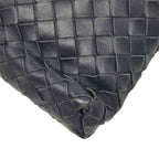 Bottega Veneta Intrecciato Crossbody Shoulder Bag Navy Leather — view 6