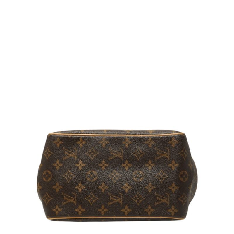 Louis Vuitton Monogram Batignolles Handbag Brown Leather — view 3