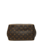 Louis Vuitton Monogram Batignolles Handbag Brown Leather — view 3