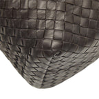 Bottega Veneta Intrecciato Tote Bag Dark Brown Leather — view 7