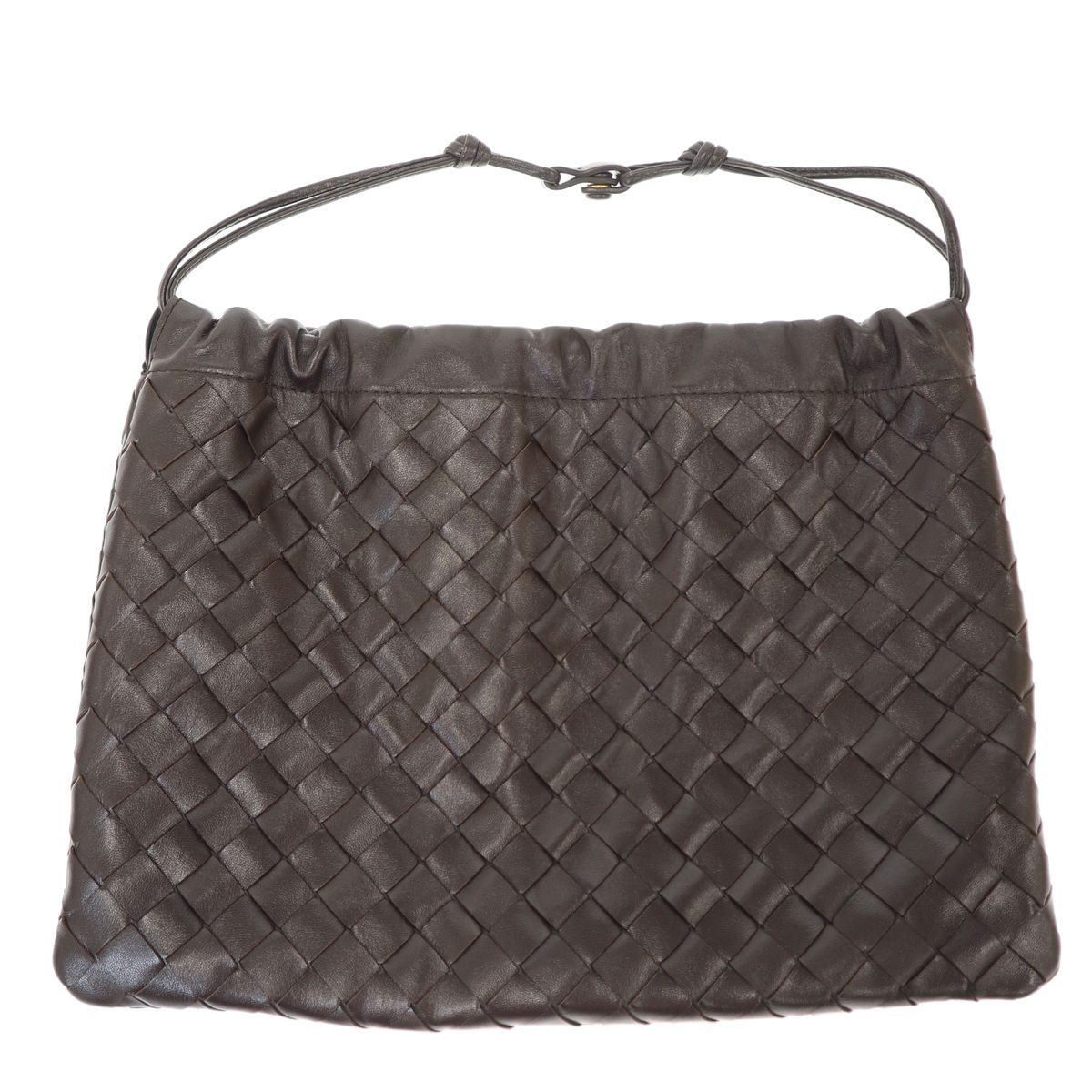 Bottega Veneta Bag Intrecciato Shoulder Brown — view 2