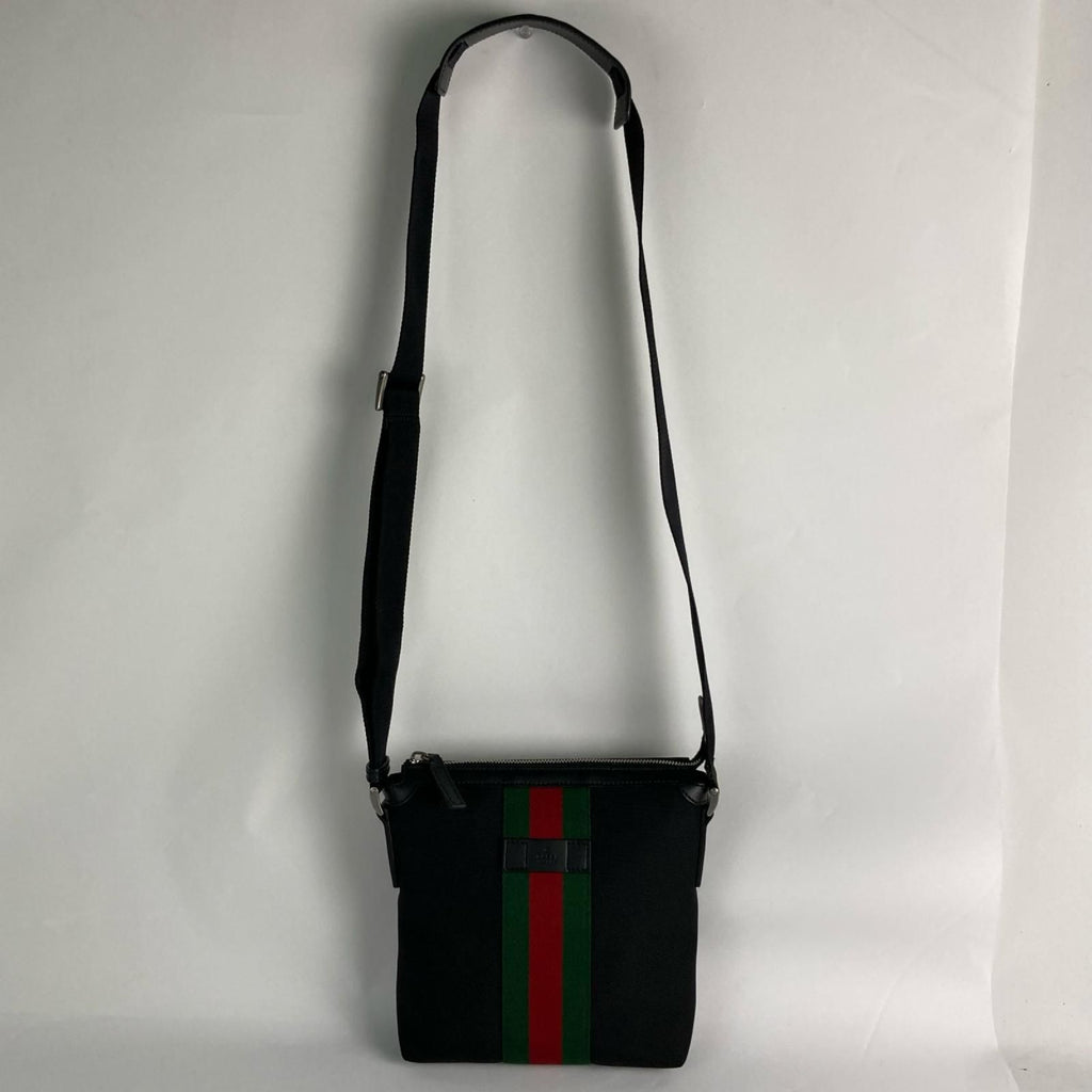 Gucci Sherry Line Shoulder Bag Black — view 2