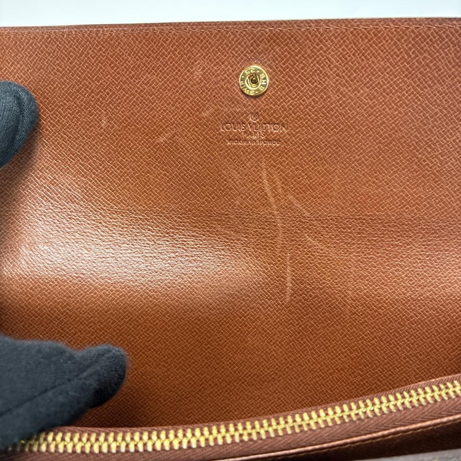Louis Vuitton Monogram Portefeuille Monnaie Credit Wallet Gold — view 6