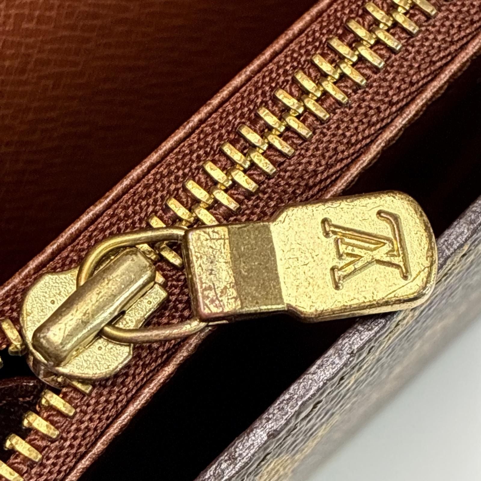 Louis Vuitton Monogram Portefeuille Monnaie Credit Wallet Gold — view 7