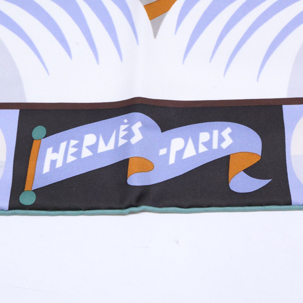 Hermes 09 Carre Twill Parade en Fanfare Silk 90 Scarf — view 4